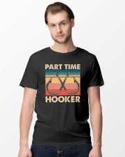 Fishing Part time Hooker Classic T-Shirt lifestyle-mens-crewneck-front-15