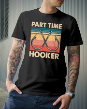 Fishing Part time Hooker Classic T-Shirt lifestyle-mens-crewneck-front-6