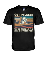 Get In Loser V-Neck T-Shirt tile