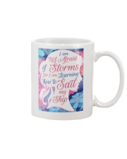 I am not afraid of storms Mug tile