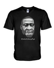 JusticeForGeorgeFloyd V-Neck T-Shirt tile