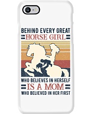 Behind every great horse girl Phone Case tile