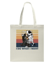 Summer Vintage Cat Tattoo I Do What I Want Tote Bag tile