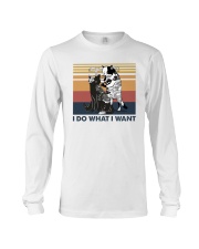 Summer Vintage Cat Tattoo I Do What I Want Long Sleeve Tee tile