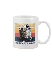 Summer Vintage Cat Tattoo I Do What I Want Mug tile