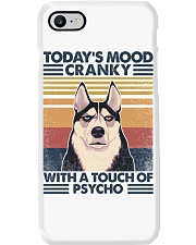 Husky mood cranky Phone Case tile