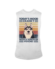 Husky mood cranky Sleeveless Tee tile