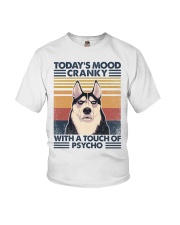 Husky mood cranky Youth T-Shirt tile