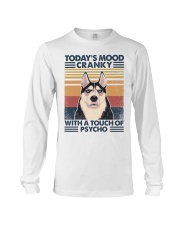 Husky mood cranky Long Sleeve Tee tile