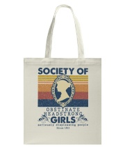Society of Obstinate Headstrong Girls Tote Bag tile