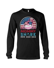 Vintage Mommy shark doo Long Sleeve Tee tile