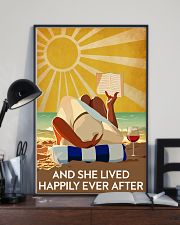 Reading And She Lived Happily Ever After 24x36 Poster lifestyle-poster-2