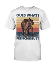 Dachshund gues what wiener butt Classic T-Shirt front