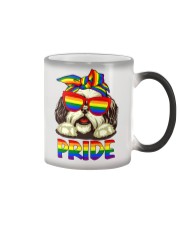 Pride LGBT Gay Be Lesbian Shih Tzu Funny Color Changing Mug tile