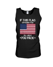 If This Flag Offends You I'll Help You Pack Unisex Tank tile