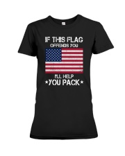 If This Flag Offends You I'll Help You Pack Premium Fit Ladies Tee tile