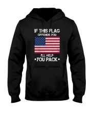 If This Flag Offends You I'll Help You Pack Hooded Sweatshirt tile