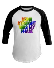 Being Straight Was My Phase Baseball Tee tile