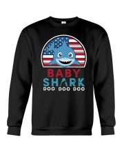 Vintage Babyboy shark doo Crewneck Sweatshirt tile