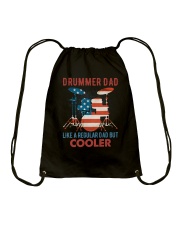 Drummer Dad Cooler Drawstring Bag tile