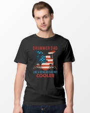 Drummer Dad Cooler Classic T-Shirt lifestyle-mens-crewneck-front-15