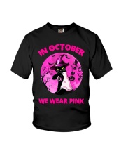 October we wear pink Cat Youth T-Shirt tile