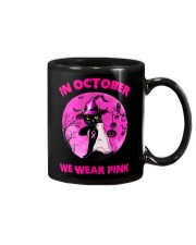 October we wear pink Cat Mug tile