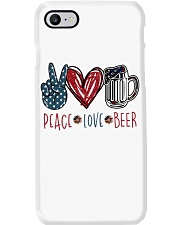 Peace Love Beer Phone Case tile
