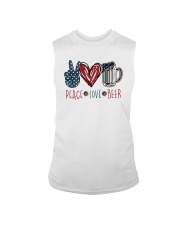 Peace Love Beer Sleeveless Tee tile