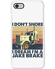 Retro I Don't Snore I Dream I'm A Jake Brake Phone Case tile