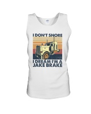 Retro I Don't Snore I Dream I'm A Jake Brake Unisex Tank tile