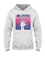 LGBTQ Pride Bi Five Hooded Sweatshirt tile