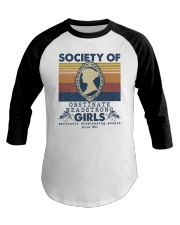 Society of Obstinate Headstrong Girls Baseball Tee tile