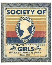 Society of Obstinate Headstrong Girls Fleece Blanket tile