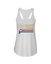 EMS Us Flag Summer Vintage Ladies Flowy Tank tile