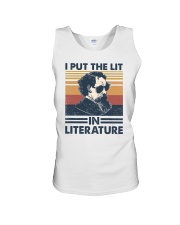 I Put The Lit In Literature Charles Dickens Unisex Tank tile