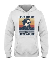 I Put The Lit In Literature Charles Dickens Hooded Sweatshirt tile