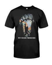 Bigfoot I Hate People Classic T-Shirt front