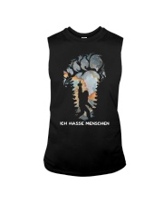 Bigfoot I Hate People Sleeveless Tee tile