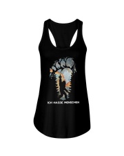 Bigfoot I Hate People Ladies Flowy Tank tile