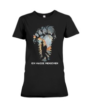 Bigfoot I Hate People Premium Fit Ladies Tee tile