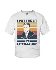 I Put The Lit In Literature F Scott Fitzgerald Youth T-Shirt tile