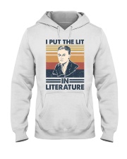 I Put The Lit In Literature F Scott Fitzgerald Hooded Sweatshirt tile