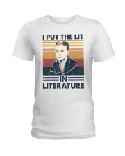 I Put The Lit In Literature F Scott Fitzgerald Ladies T-Shirt tile