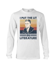 I Put The Lit In Literature F Scott Fitzgerald Long Sleeve Tee tile