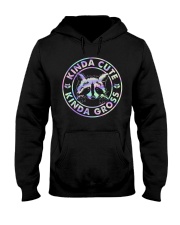Raccoon Kinda Cute Kinda Gross Hooded Sweatshirt tile