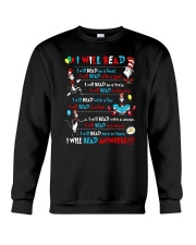 I will read anywhere Crewneck Sweatshirt tile