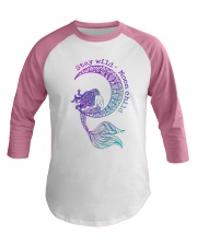 Mermaid Stay Wild Moon Child Baseball Tee tile