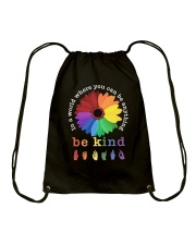 LGBTQ Pride Be Kind Drawstring Bag tile
