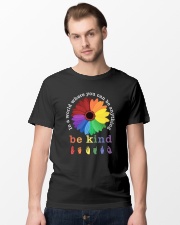 LGBTQ Pride Be Kind Classic T-Shirt lifestyle-mens-crewneck-front-15